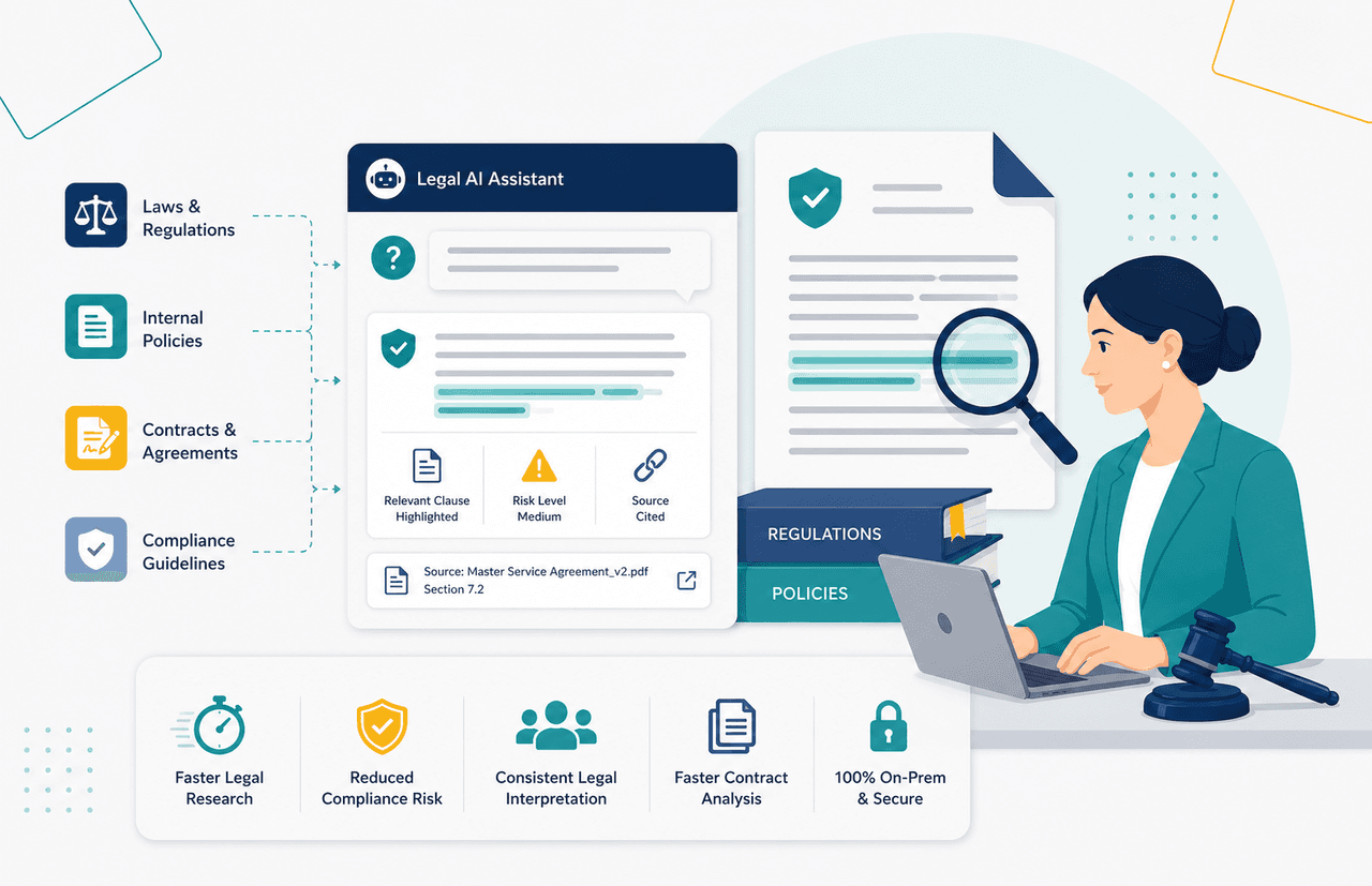 Legal AI Assistant for banking compliance and risk management teams